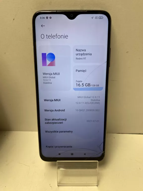 TELEFON REDMI 9T 4/64 OPIS