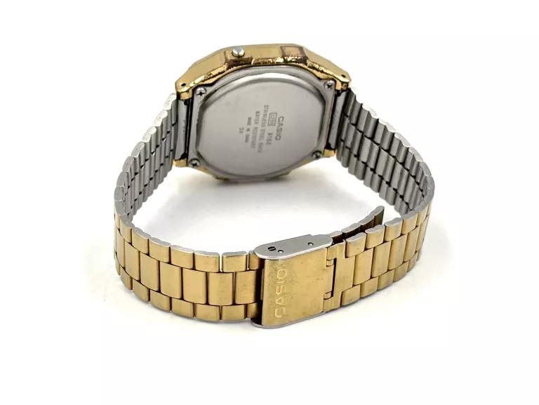 ZEGAREK CYFROWY CASIO ILLUMINATOR A168 ZŁOTY BRANSOLETA