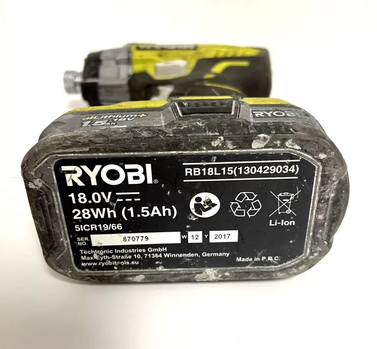 ZAKRĘTARKA RYOBI RID1801 + AKUMULATOR