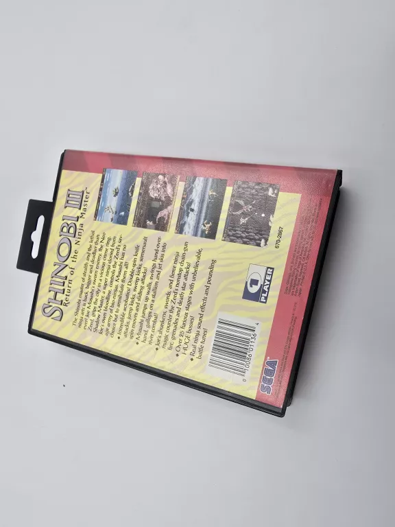 GRA SHINOBI III RETURN OF THE NINJA MASTER SEGA GENESIS
