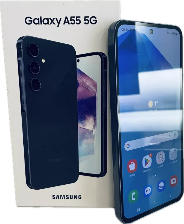 TELEFON SAMSUNG GALAXY A55 8 GB / 256 GB 5G NIEBIESKI IGŁA