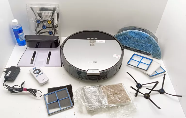 ROBOT ILIFE V8S Z FUNKCJĄ MOPOWANIA AKCESORIA