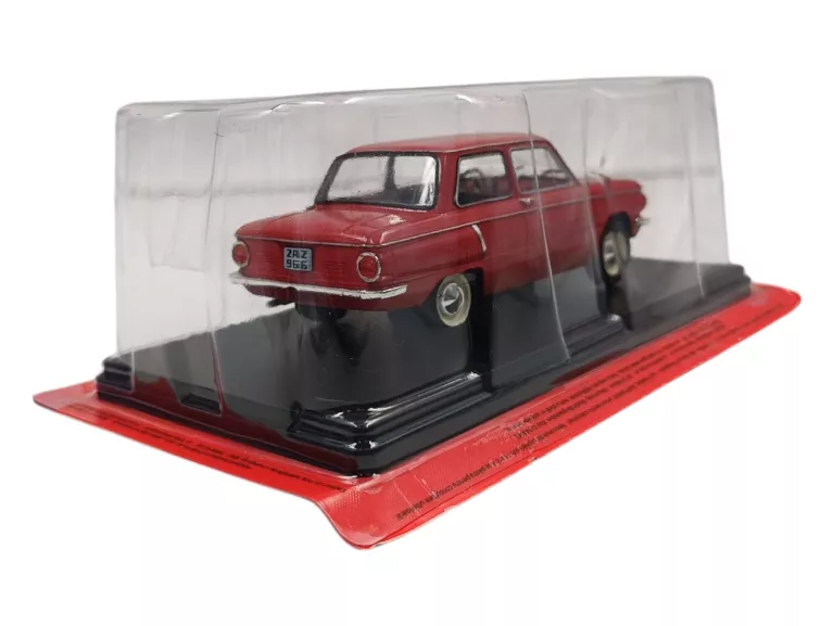 SAMOCHODY PRL-U  NIEROZPAKOWANY HACHETTE 1:24 ZAZ 966 1967  + GAZETKA