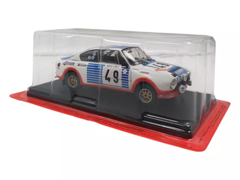 SAMOCHODY PRL-U  NIEROZPAKOWANY HACHETTE 1:24 SKODA 130 RS 1977 + GAZETKA