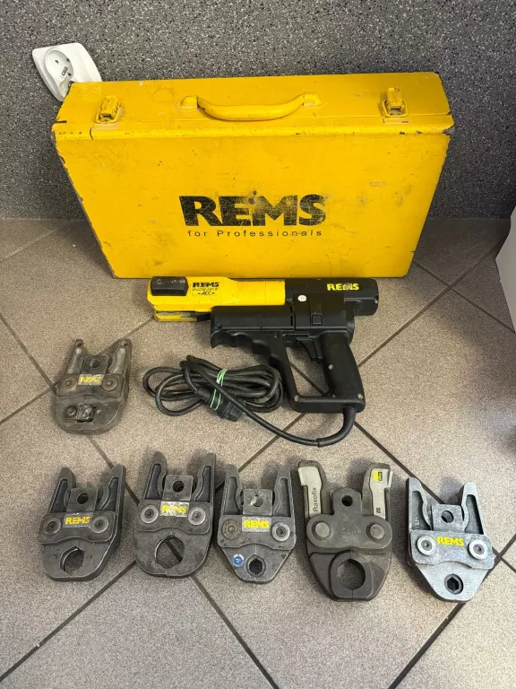ZACISKARKA DO RUR REMS POWER PRESS ACC 577000 KOMPLET 6X ZACISKI