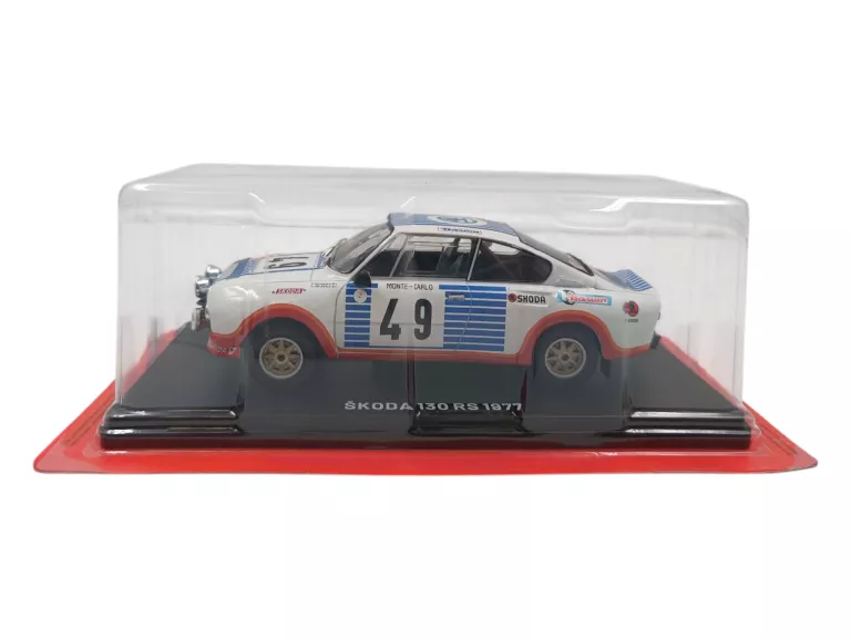 SAMOCHODY PRL-U  NIEROZPAKOWANY HACHETTE 1:24 SKODA 130 RS 1977 + GAZETKA