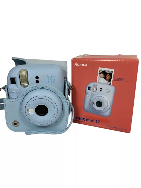 APARAT INSTAX MINI 12 PASTEL BLUE PUDEŁKO I ETUI