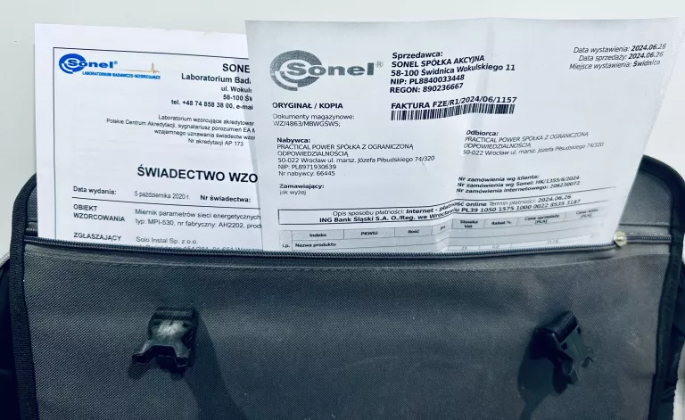 SONEL MPI-530 - MIERNIK PARAMETRÓW INSTALACJI ELEKTRYCZNYCH WMPLMPI530