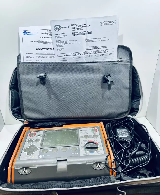 SONEL MPI-530 - MIERNIK PARAMETRÓW INSTALACJI ELEKTRYCZNYCH WMPLMPI530
