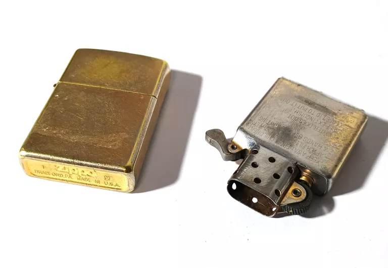 ZAPALNICZKA ZIPPO 07 MADE IN U.S.A. ZŁOTY KOLOR