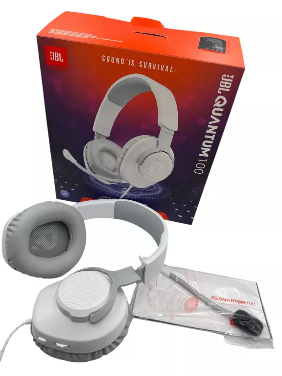 SŁUCHAWKI JBL QUANTUM 100 KOMPLET