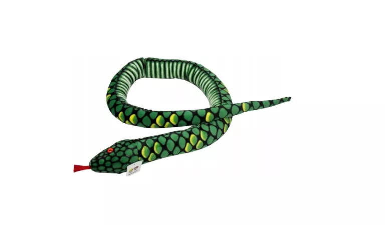 DŁUGI PLUSZOWY WĄŻ MASKOTKA PLUSZAK ZIELONY 170CM