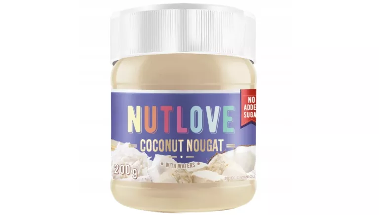 ALLNUTRITION NUTLOVE COCONUT NOUGAT WITH WAFER 200G KOKOS-NUGAT KREM