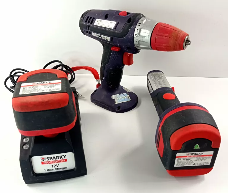 WKRĘTARKA SPARKY BR 12E Z ŁADOWARKĄ I LATARKĄ