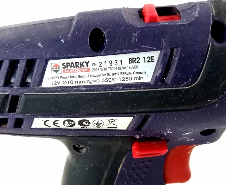 WKRĘTARKA SPARKY BR 12E Z ŁADOWARKĄ I LATARKĄ