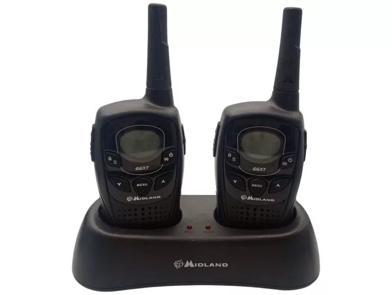 KRÓTKOFALÓWKI MIDLAND G6XT + ŁADOWARKA + SŁUCHAWKI
