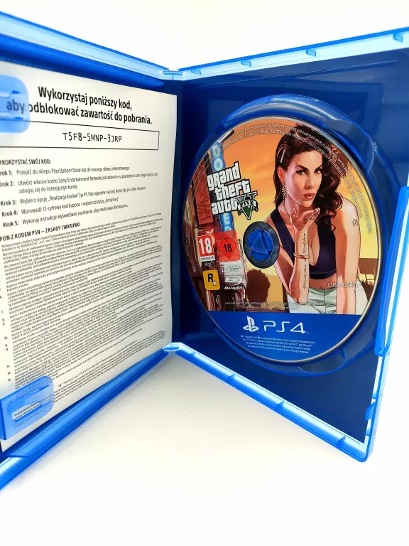 GTA V PREMIUM EDITION PL/ENG PS4