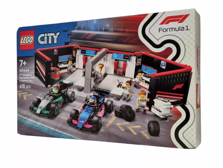 60444 LEGO CITY F1 GARAŻ I BOLIDY MERCEDES