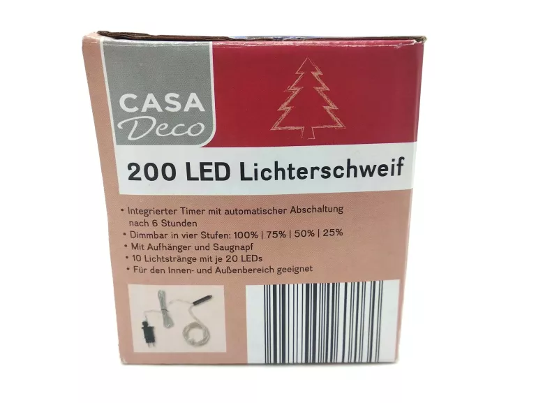 LAMPKI LED 200 SZT NA DRUCIKU ZIMNY BIAŁY