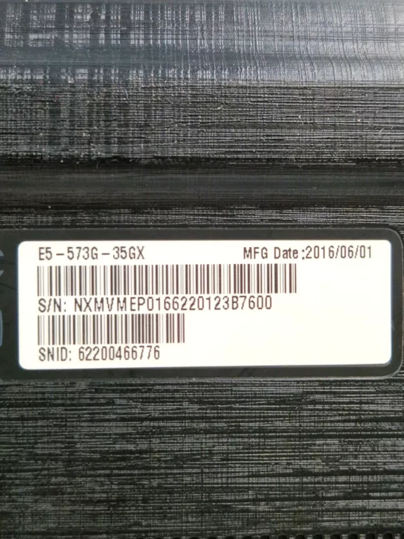 LAPTOP ACER ASPIRE E5-573G-35GX I3 2,0 GHZ 4/1000 GB DVD