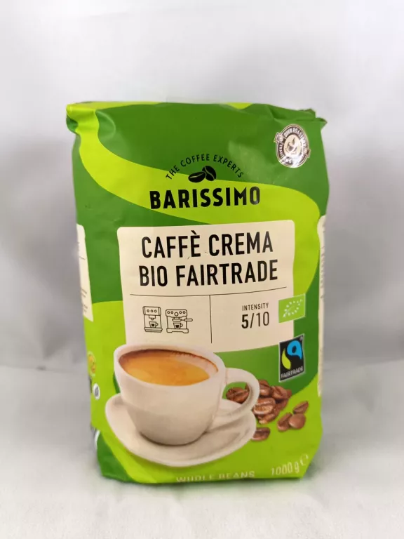 KAWA BARISSIMO CAFFE CREMA BIO FAIRTRADE 1KG