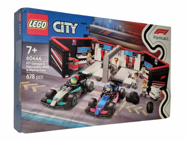 60444 LEGO CITY F1 GARAŻ I BOLIDY MERCEDES