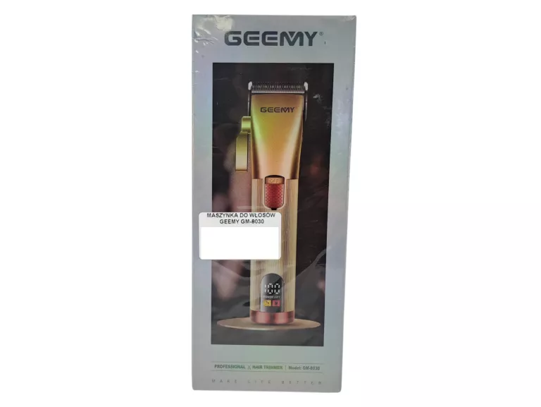 MASZYNKA DO STRZYŻENIA WŁOSÓW GEMMY GM8030 GOLD EDITION