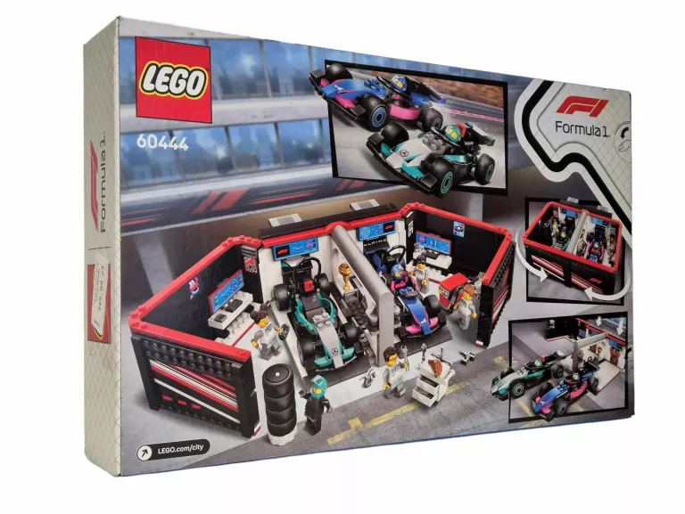 60444 LEGO CITY F1 GARAŻ I BOLIDY MERCEDES