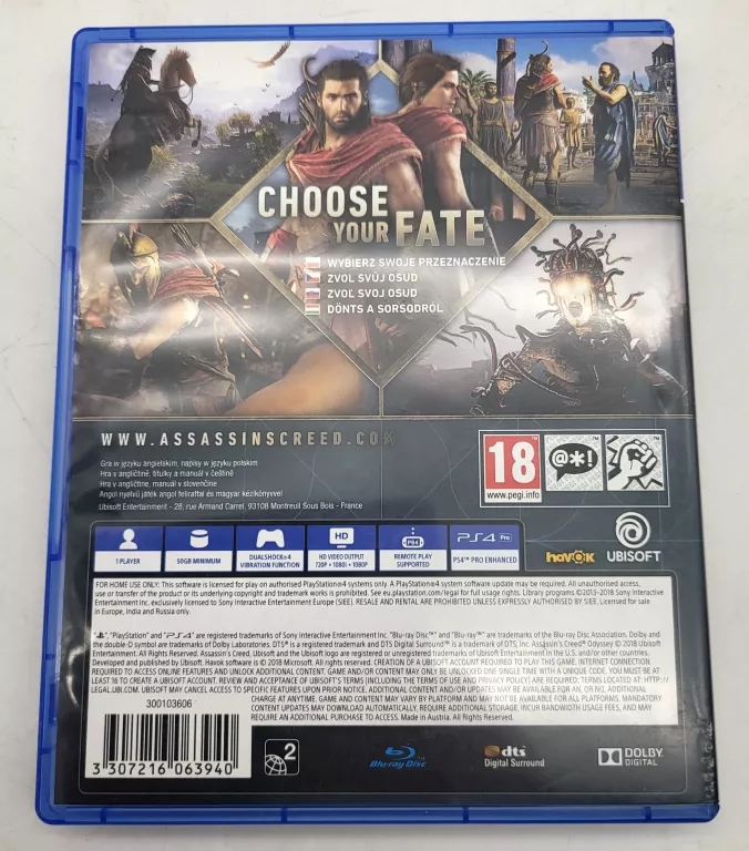 GRA PS4 ASSASSIN CREED ODYSSEY