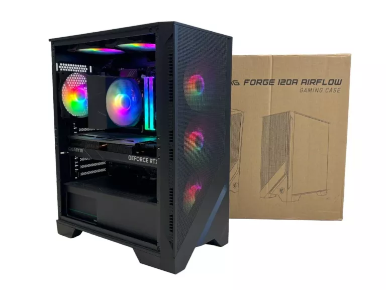KOMPUTER PC R7 7800X3D 32GB RAM 2TB SSD RTX 4070TI SUPER - GW. 09.2026R!