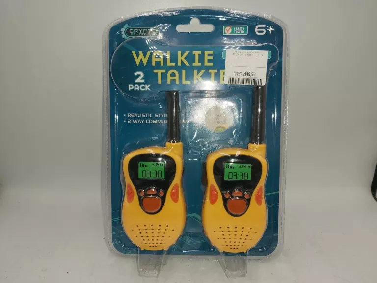 WALKIE TALKIES CRYPTO SPHERE 2 PACK ŻÓŁTE KOMPLET