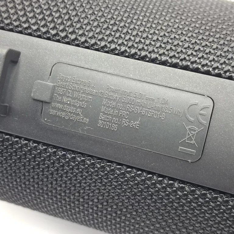 GŁOŚNIK BT ROSELAND SPLASH PROOF SPEAKER RS-200 RS-SV-BTSP01-B