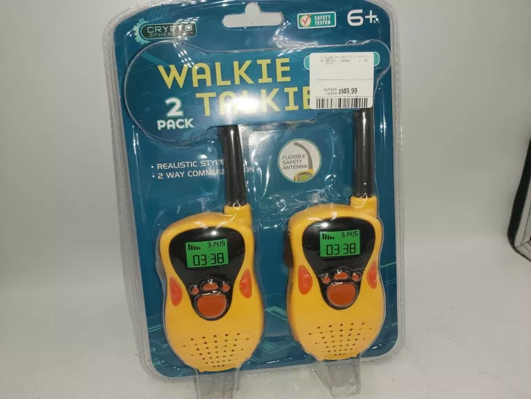 WALKIE TALKIES CRYPTO SPHERE 2 PACK ŻÓŁTE KOMPLET