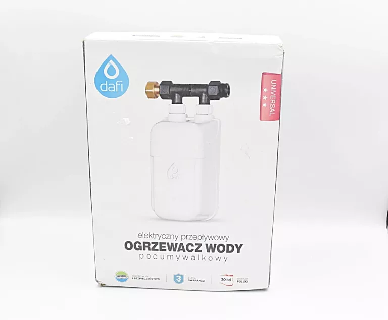 DAFI ELEMENT GRZEWCZY PRZEPŁYWOWY PODGRZEWACZ WODY 3,7 KW