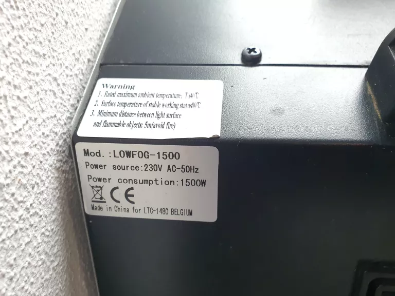 WYTWORNICA DYMU CIĘŻKIEGO D-1000 IBIZA LIGHT