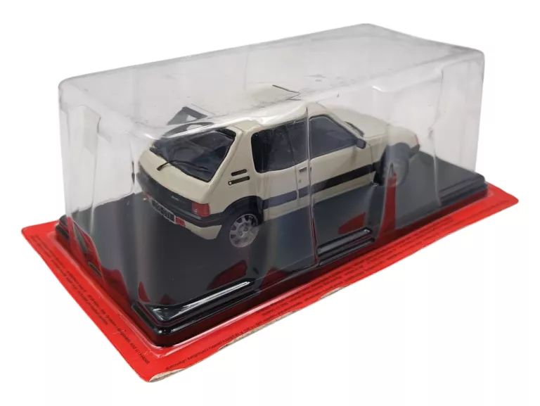 SAMOCHODY PRL-U NIEROZPAKOWANY HACHETTE 1:24 PEUGEOT 205 GTI + GAZETKA