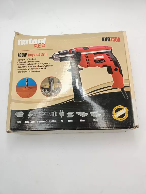 WIERTARKA UDAROWA NUTOOL RED NHD750R