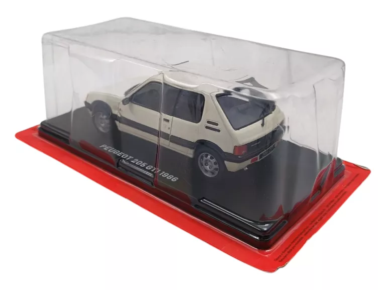 SAMOCHODY PRL-U NIEROZPAKOWANY HACHETTE 1:24 PEUGEOT 205 GTI + GAZETKA
