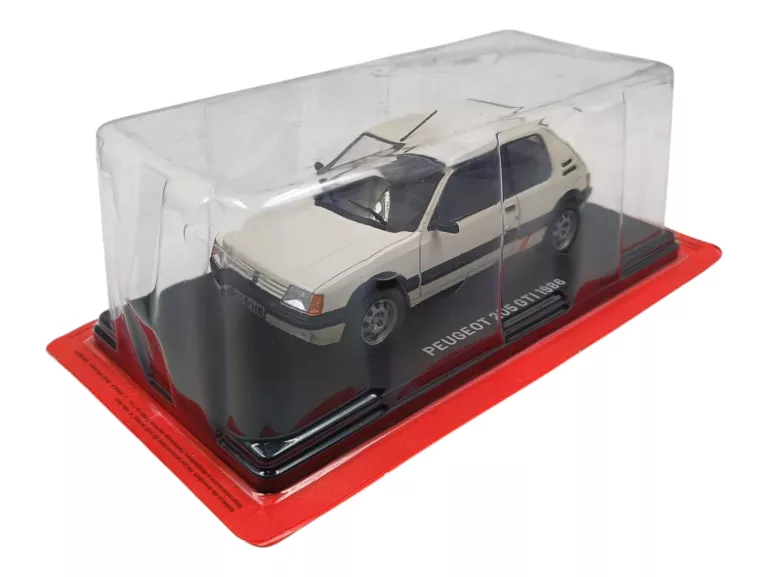 SAMOCHODY PRL-U NIEROZPAKOWANY HACHETTE 1:24 PEUGEOT 205 GTI + GAZETKA