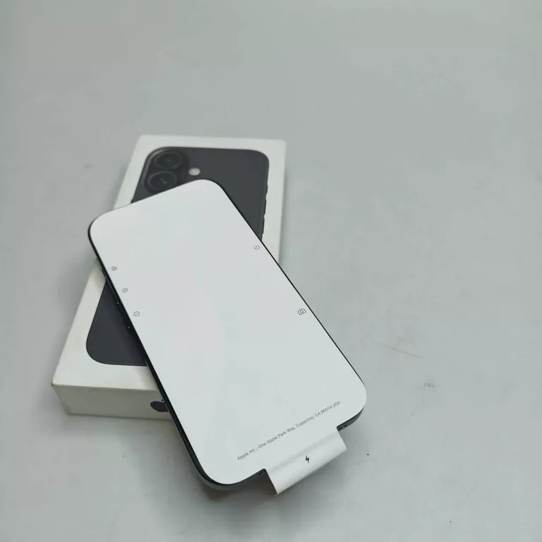 TELEFON IPHONE 16 / 128 GB / KOMPLET / OTWIERANY NA PUNKCIE / ORANGE