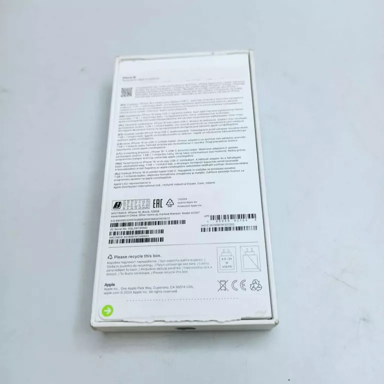 TELEFON IPHONE 16 / 128 GB / KOMPLET / OTWIERANY NA PUNKCIE / ORANGE