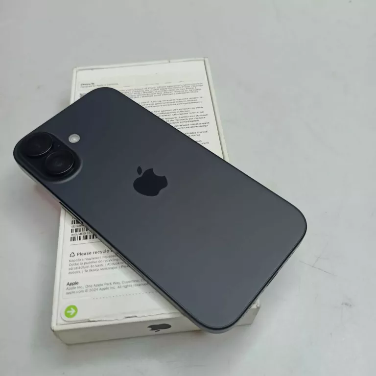 TELEFON IPHONE 16 / 128 GB / KOMPLET / OTWIERANY NA PUNKCIE / ORANGE