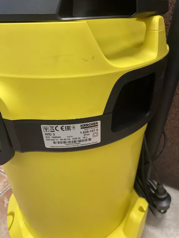 ODKURZACZ WARSZTATOWY KARCHER WD 3