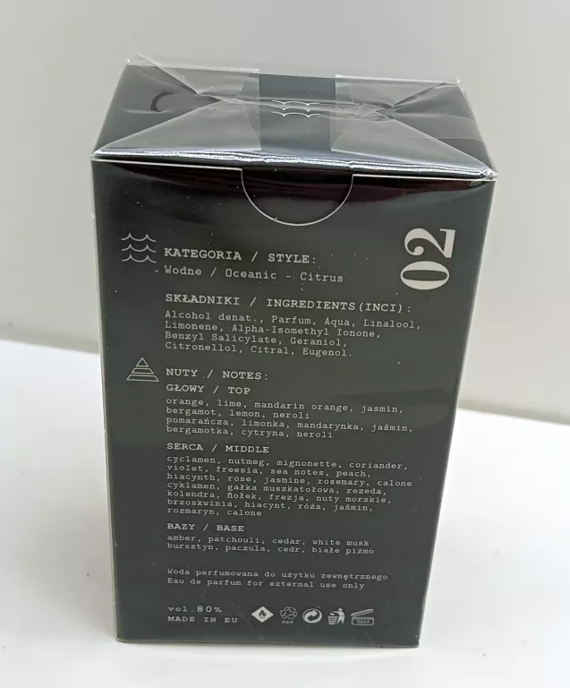 MADE IN LAB. ”02” WODA PERFUMOWANA DLA MĘŻCZYZN 50ML