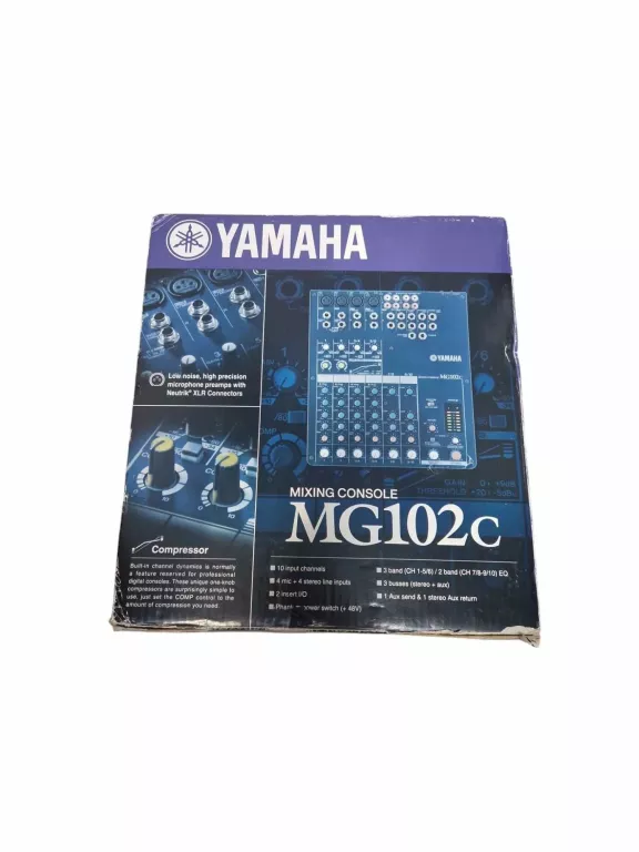 MIKSER MIXER YAMAHA MG102C + ZASILACZ + PUDEŁKO