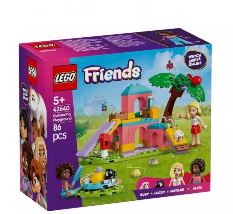 LEGO FRIENDS PLAC ZABAW DLA ŚWINEK MORSKICH 42640