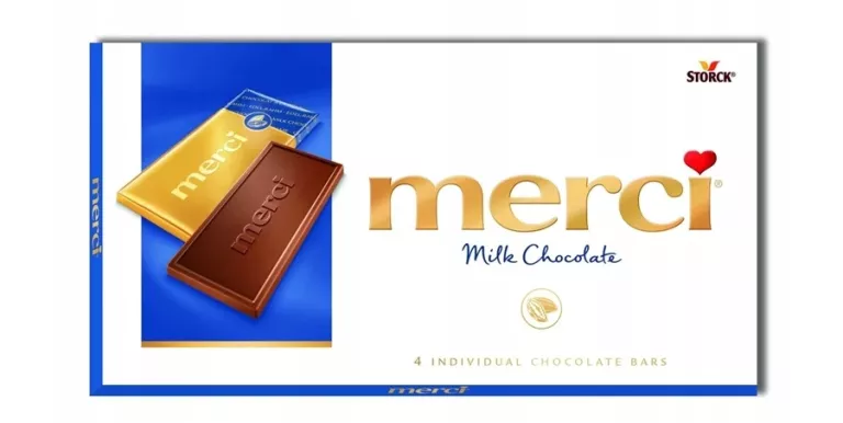 MERCI MILK CHOCOLATE 100 G CZEKOLADA MLECZNA