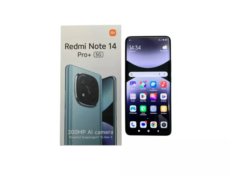 TELEFON XIAOMI REDMI NOTE 14 PRO+ 5G 12/512GB 6.67" 5110MAH - NA CZĘŚCI!