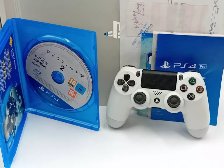 KONSOLA PS4 PRO 1T CUCH-7016B KOMPLET BIAŁA + GRA DESTINY