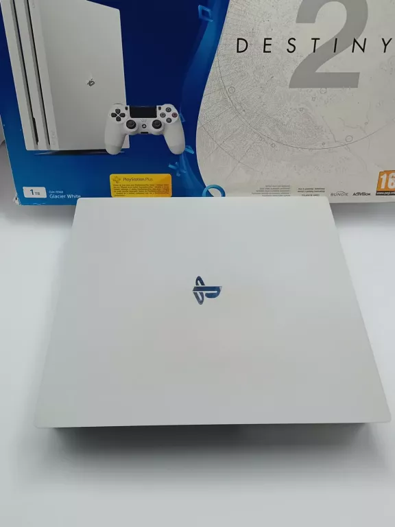 KONSOLA PS4 PRO 1T CUCH-7016B KOMPLET BIAŁA + GRA DESTINY